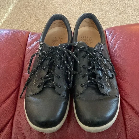 ziera dress shoes Ziera Qulino Women's Dress Heels Black Leather 41 / Wide